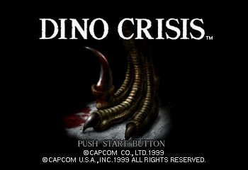 Dino Crisis Title Screen